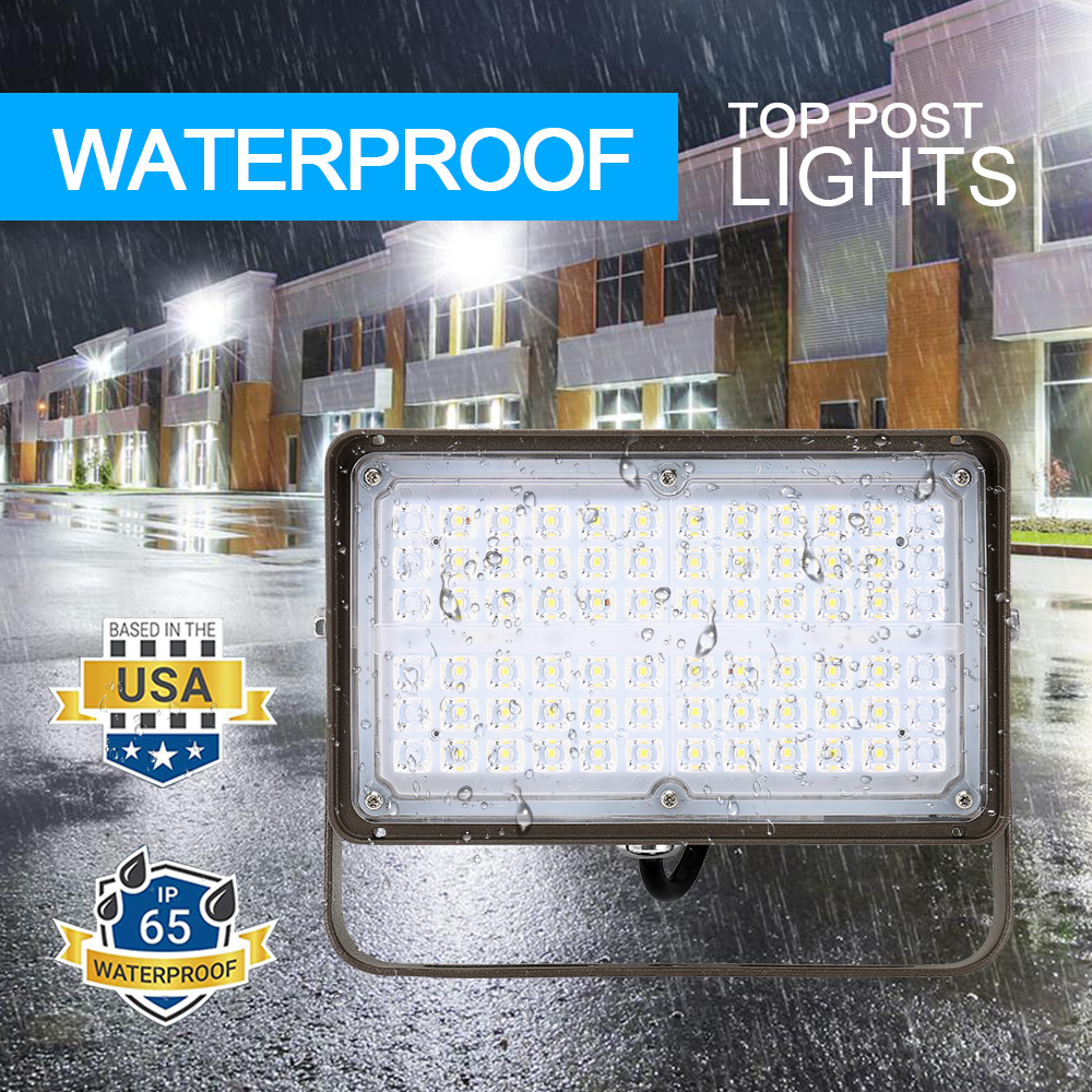 45W Led Flood Light Bulbs Outdoor 120 277VAC or 347 480VAC Input Voltage Okayledlight