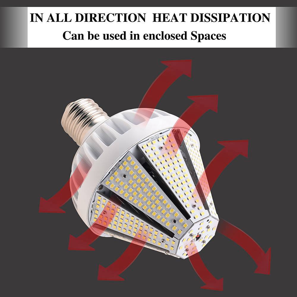 Corn Lights LED for Garage 60W 5000K 7,200LM with ETL DLC Listed AC100-277VAC - Image 13