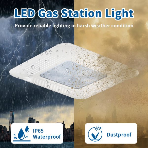 Gas Station Light Led 150W 19500LM IP65 PC Cover Housing - Image 5