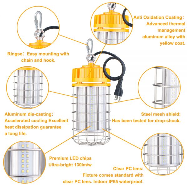 150W LED Temporary Work Light 5000K 19,500Lm with ETL Listed - Image 5