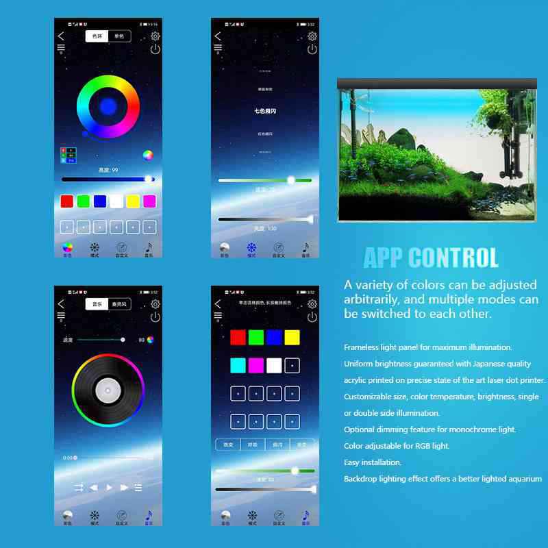 Color Changing Board Fish Aquarium Lamp - Image 4