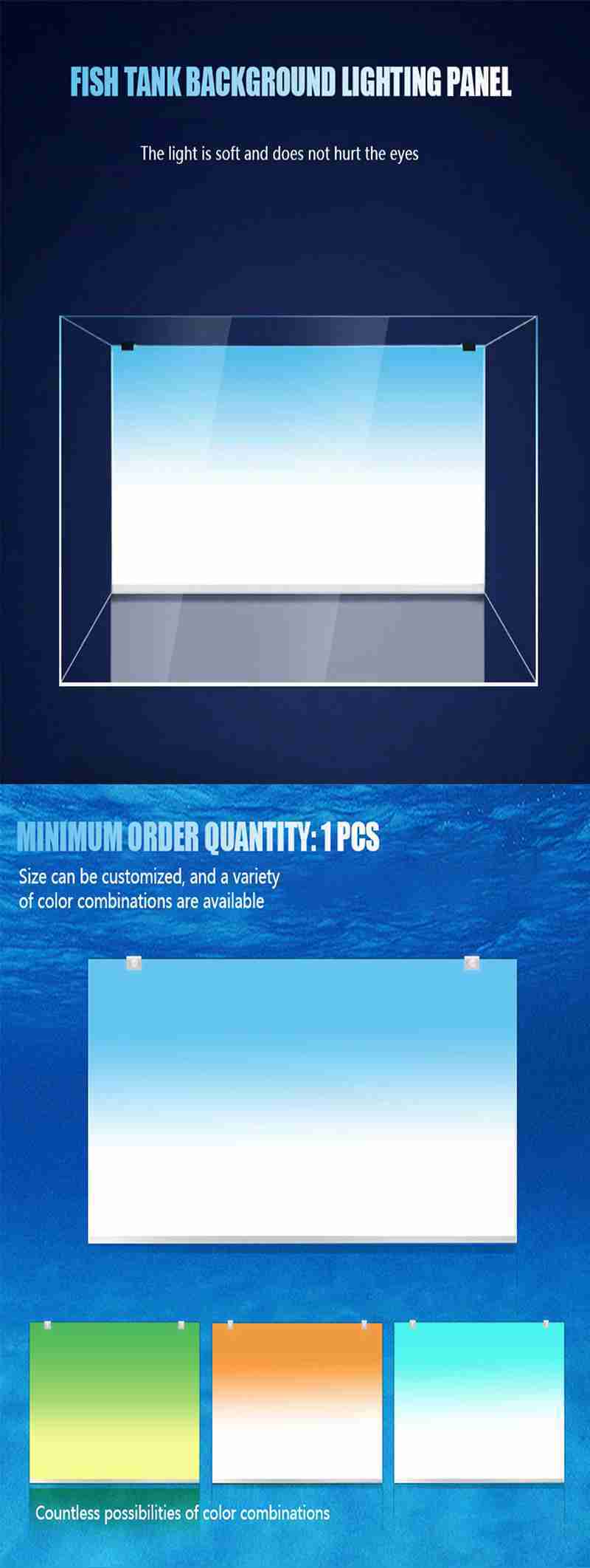 Color Changing Board Fish Aquarium Lamp - Image 8