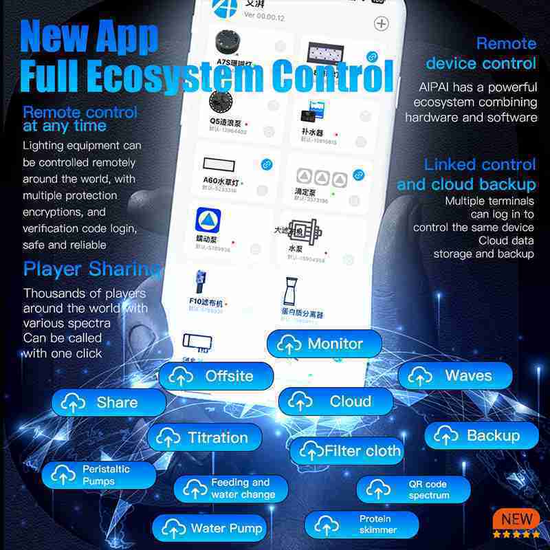 Fish Aquarium Lights 60W 90W 100W 108W Aquarium LED Bulb - Image 8